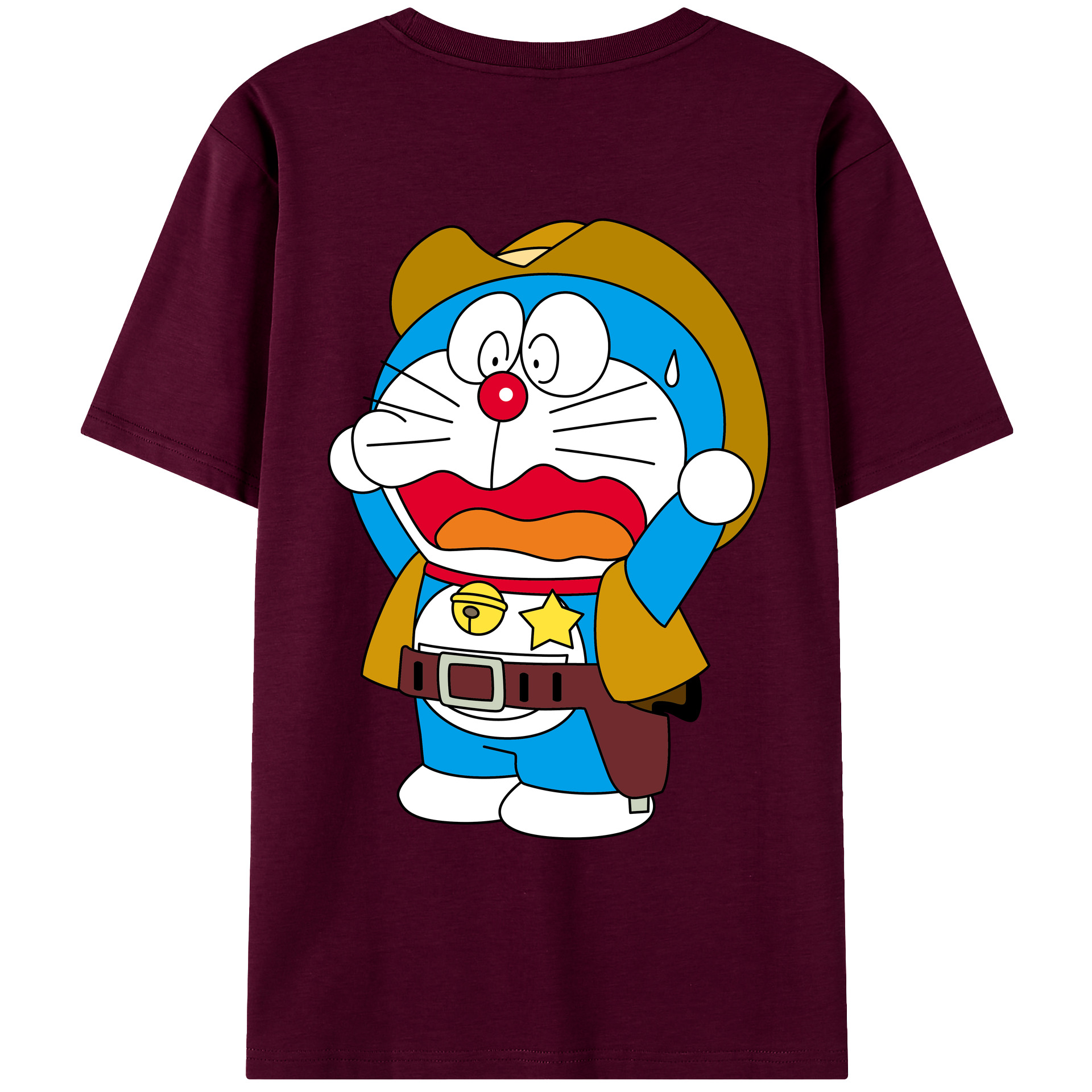 （画像用） ドラえもん Doraemon レディース半袖Tシャツ(バックプリント)